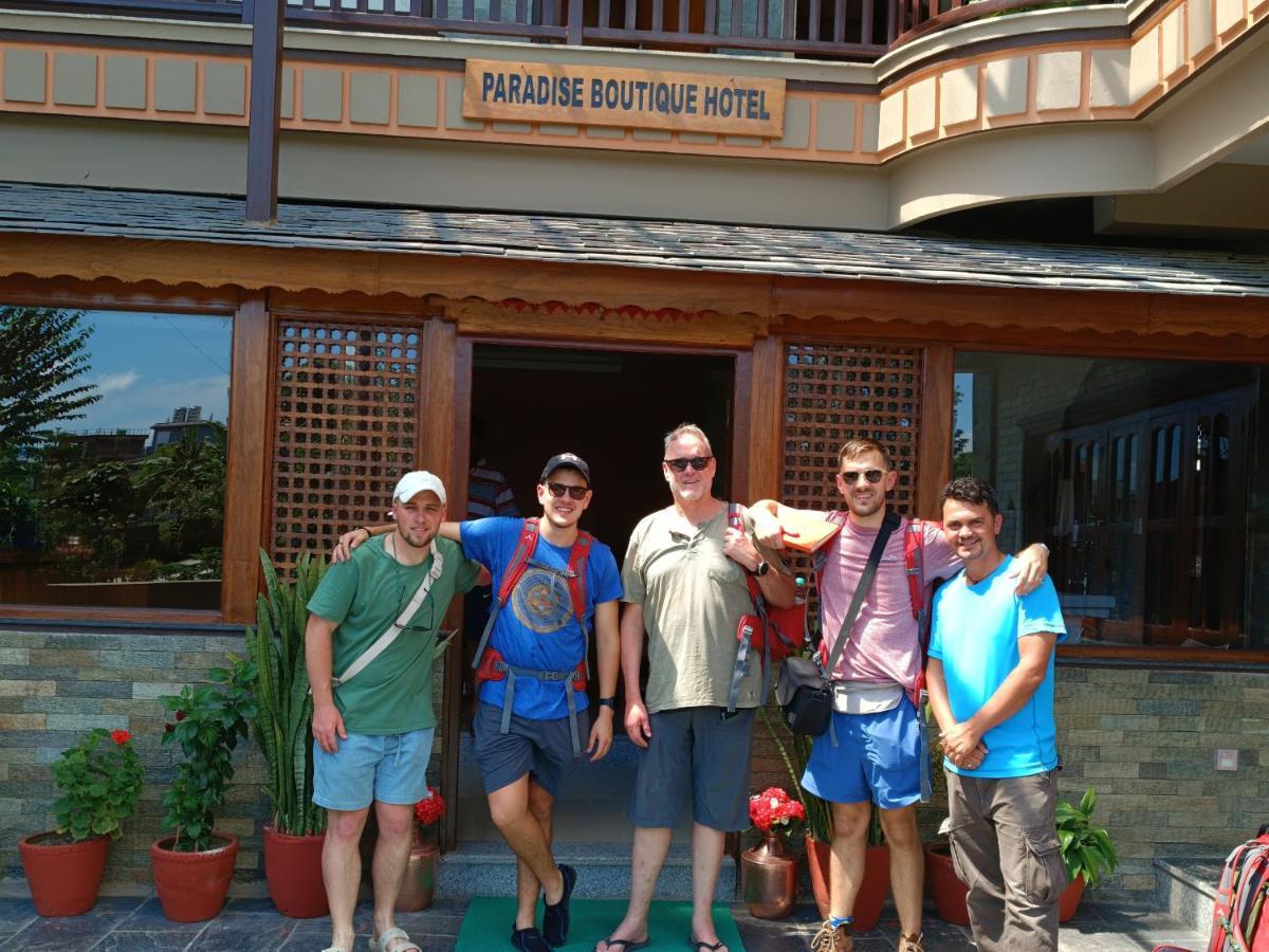 Paradise Boutique Hotel Pokhara Exterior foto